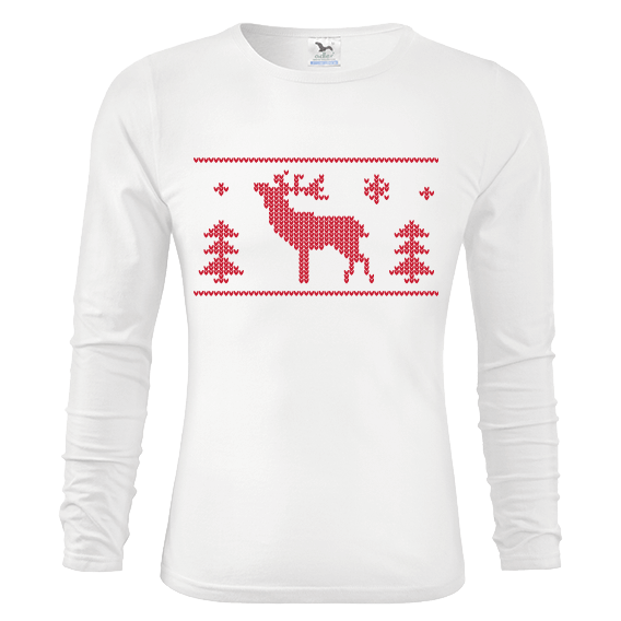 Tip na vánoční dárek pro drahou polovičku - triko "Triko s jelenem".