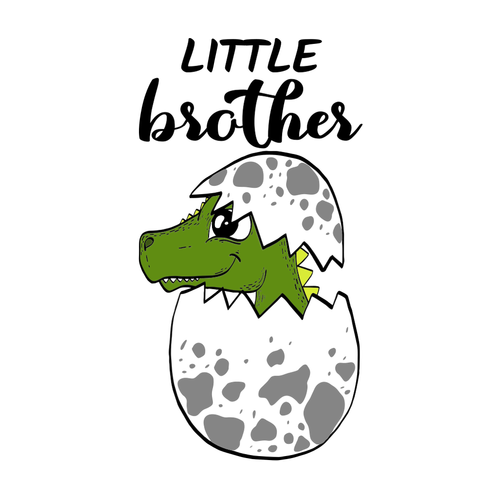 Tričko pre súrodencov Little brother