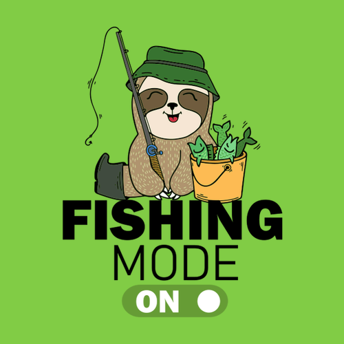 Tričko Fishing mode