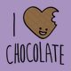 Tričko I love chocolate
