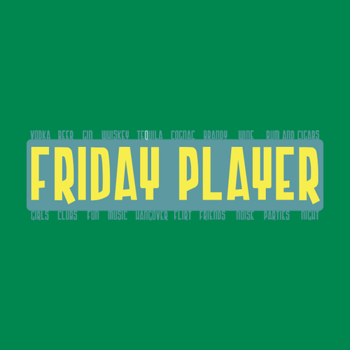 Tričko Friday player - zelenožltá