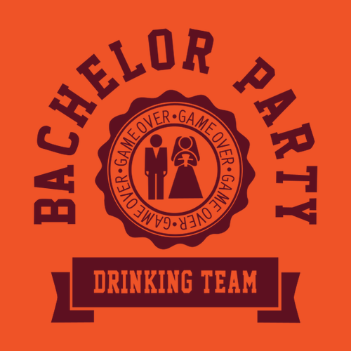 Tričko Bachelor party drinking team