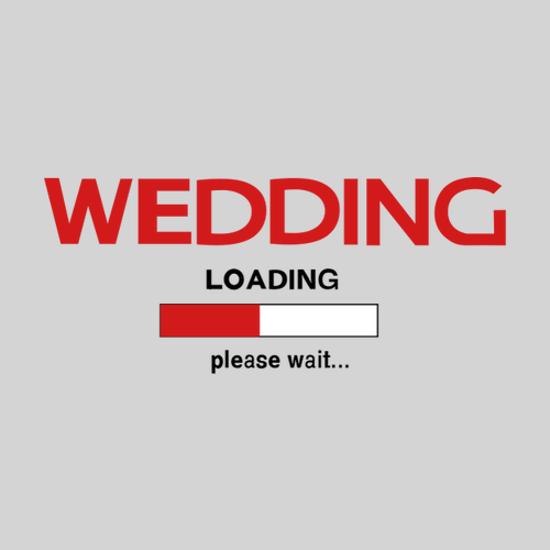 Tričko Wedding - loading