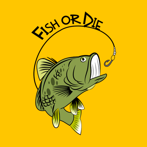 Tričko Fish or die