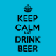 Tričko Keep calm and drink beer