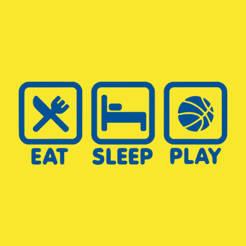 Tričko Eat-sleep-play