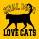 Tričko Real men love cats