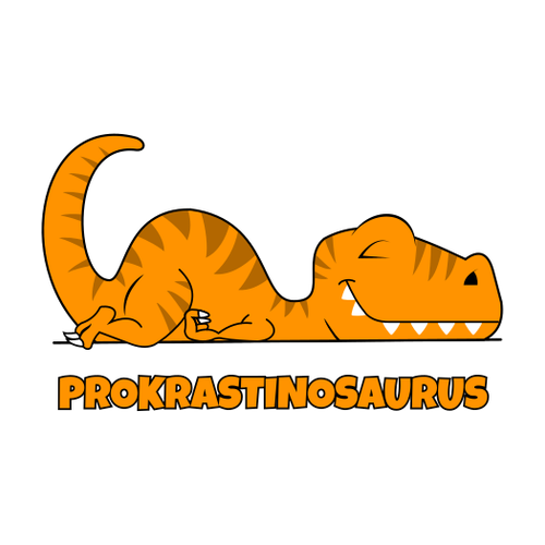 Tričko Prokrastinosaurus