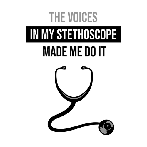 Tričko Voices in my stethoscope