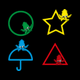 Tričko Squid Game symboly