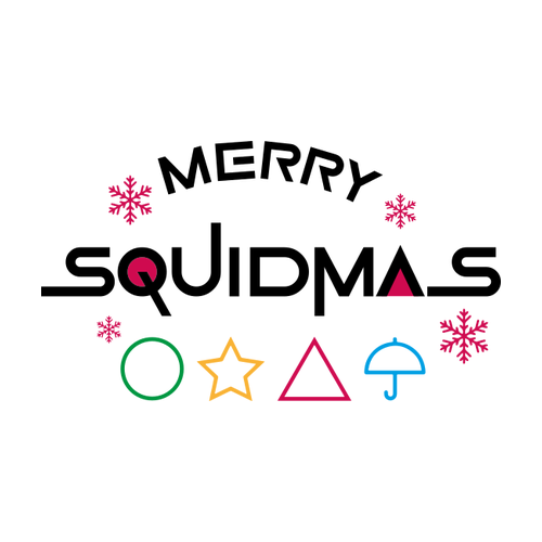 Vianočné tričko Squid Game