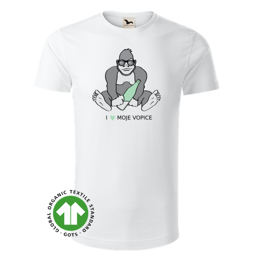 Organické tričko Opica