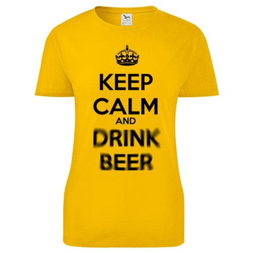 Tričko Keep calm and drink beer