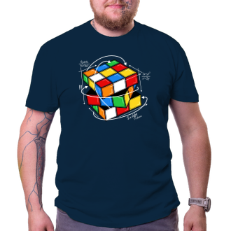 Tričko Rubikova kocka s návodom