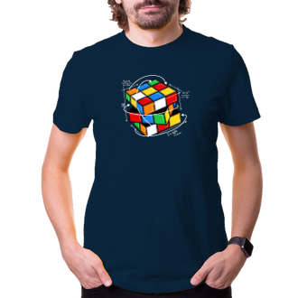 Tričko Rubikova kocka s návodom