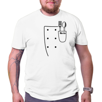 Jedlo Vtipné tričko pre kuchárov