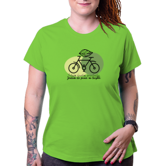 Cyklisti Dámske tričko Životné prostredie