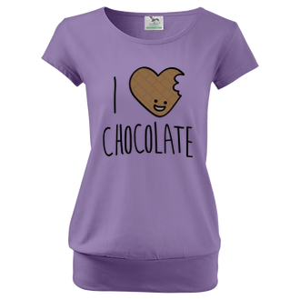 Pre tehotné Tričko I love chocolate