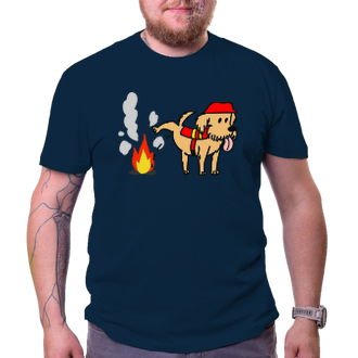 Tričko pre hasičov Pes hasič