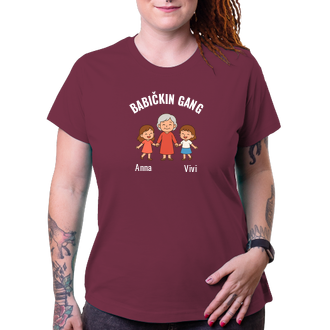 Tričko Babičkin gang – dievča a dievča
