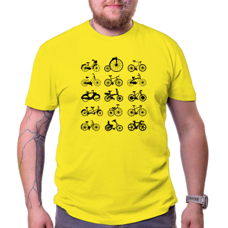 Cyklisti Tričko Kolesa