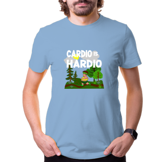 Posilňovňa Tričko Cardio hardio colour