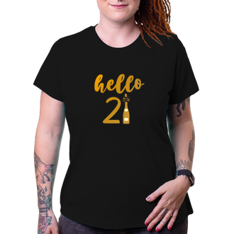 Narodeninové tričko Hello 21