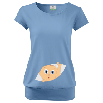 Tehotenské tričko s bábätkom