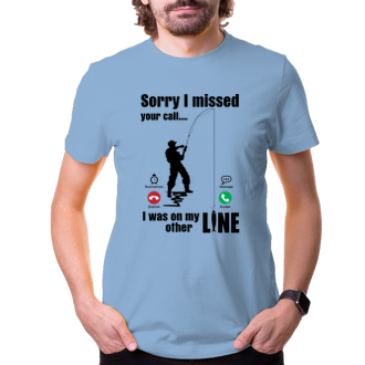 Vtipné rybárske tričko